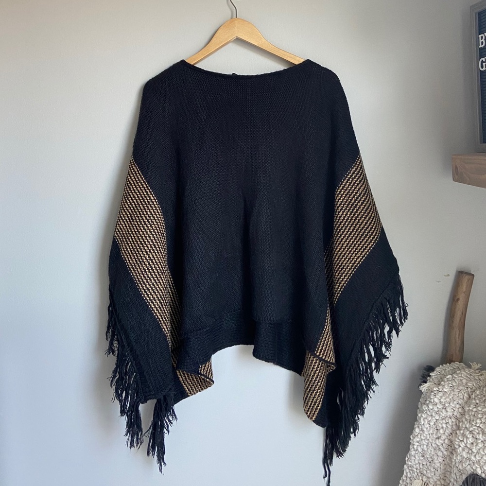 Matthew Knit Poncho